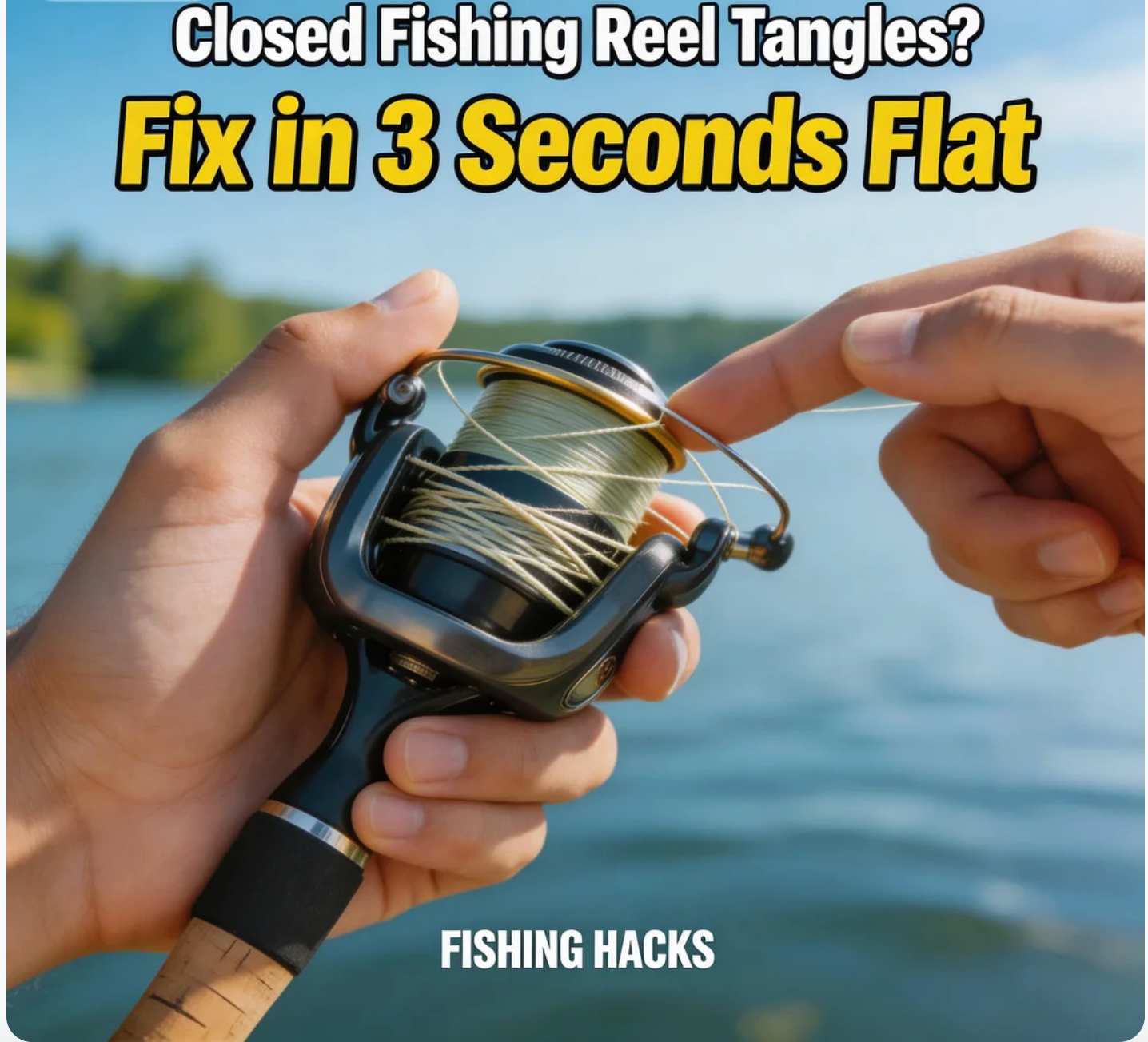 Closed fishing Reel Tangles? Fix in 3 Seconds Flat
