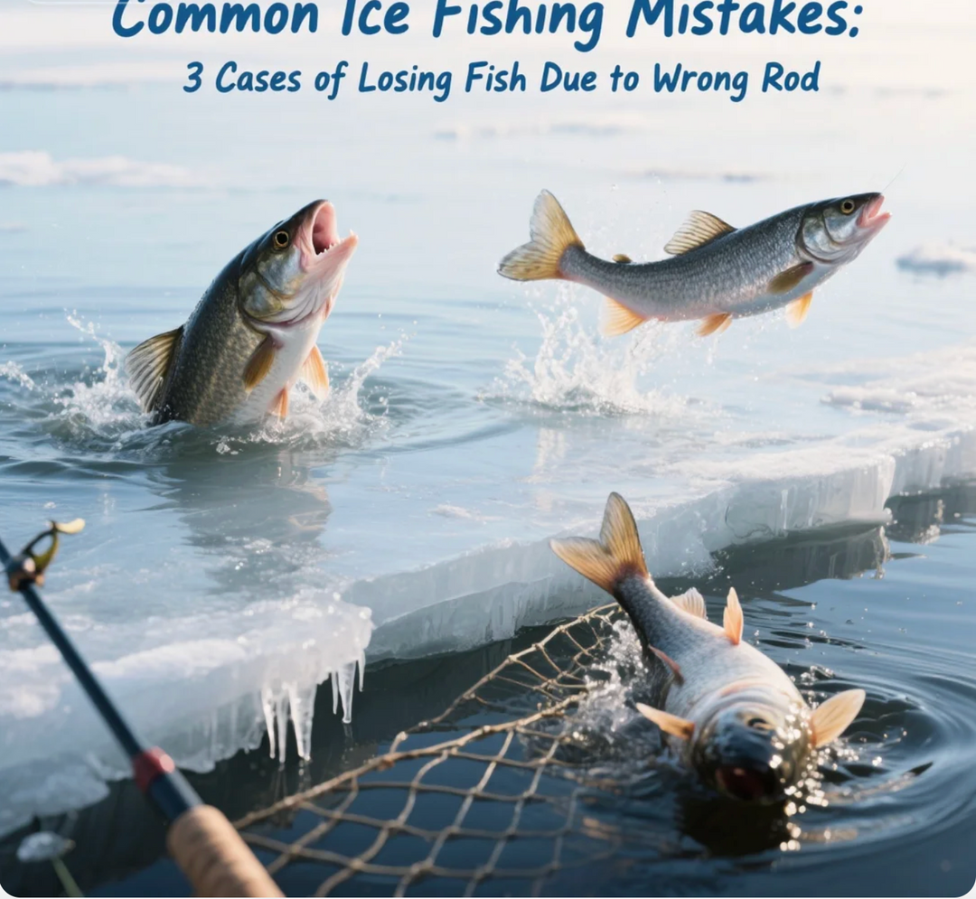 Common Ice Fishing Mistakes 3 Cases of Losing Fish Due to Wrong Rod