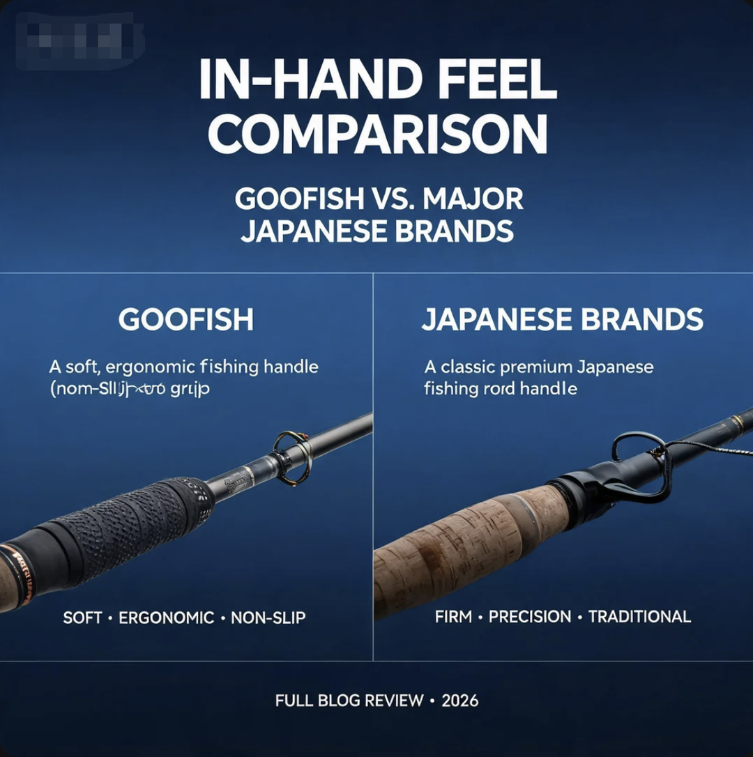 Comparing In-Hand Feel GOOFISH vs. Major Japanese Brands