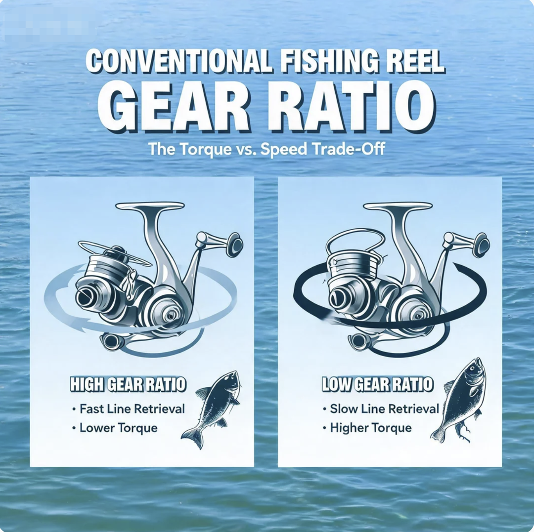 Conventional Fishing Reel Gear Ratio: The Torque vs. Speed Trade-Off