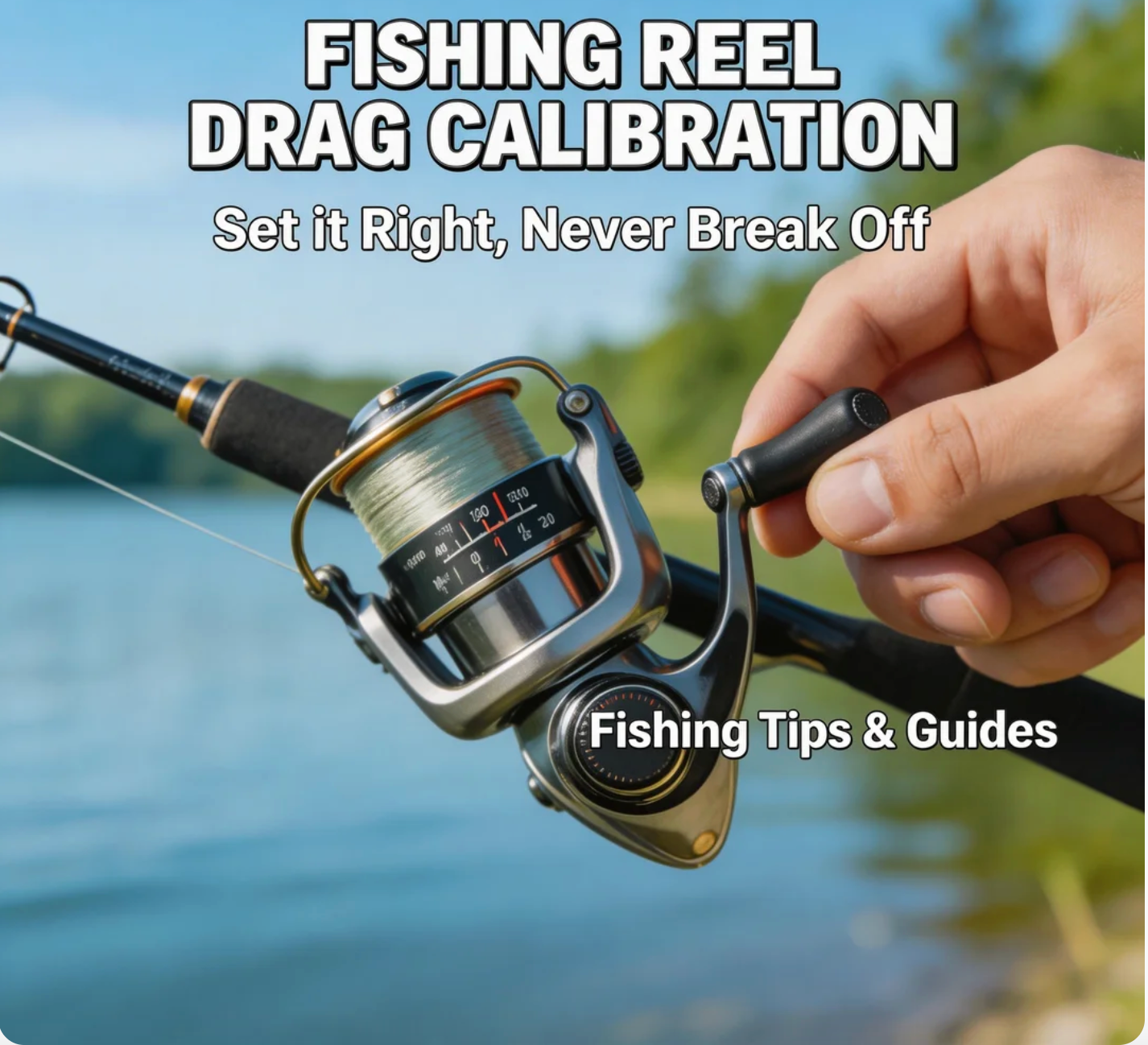 Conventional fishing Reel Drag Calibration Set it Right, Never Break Off