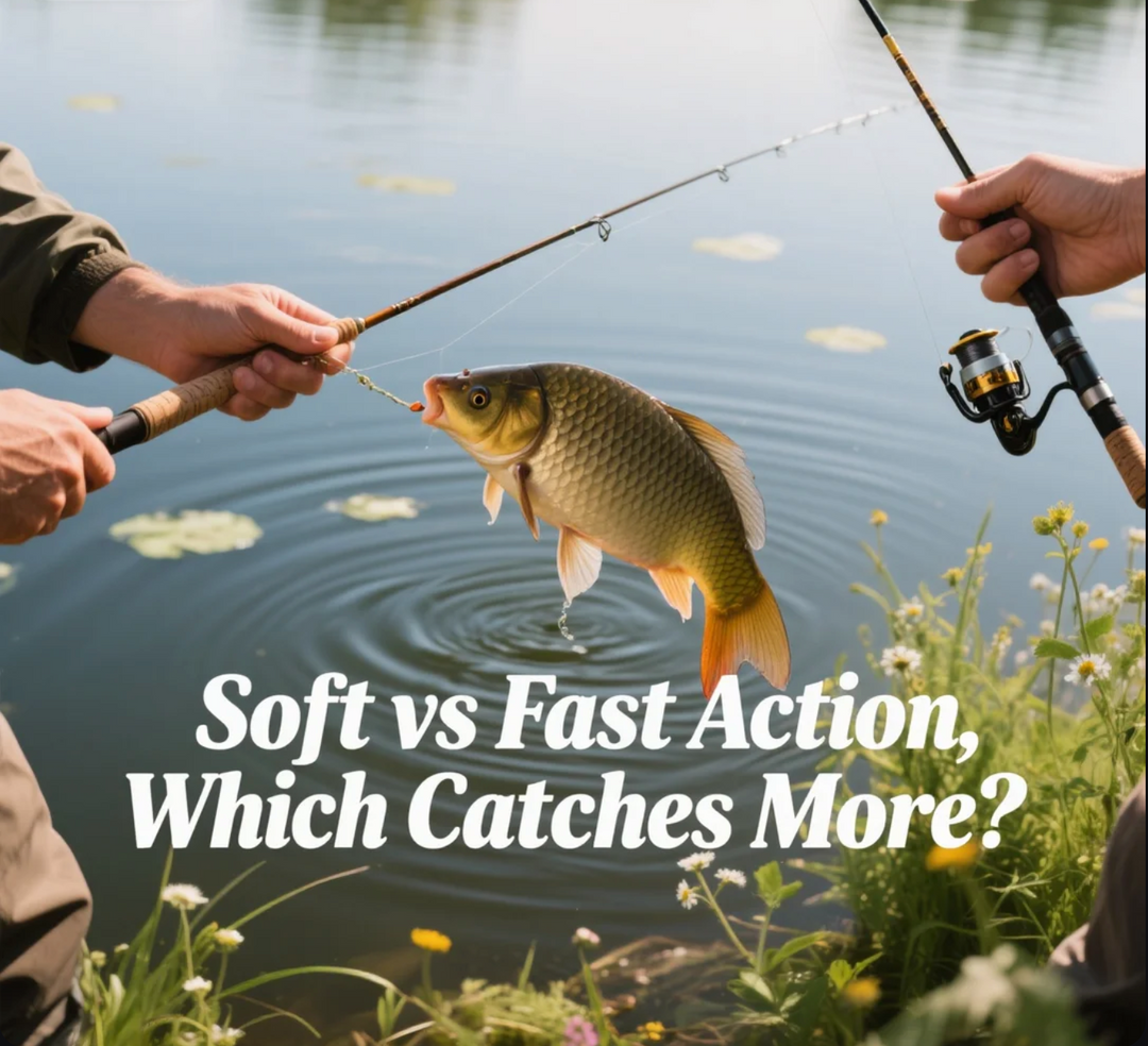 Crucian Carp with Conventional Rod Soft vs Fast Action, Which Catches More?
