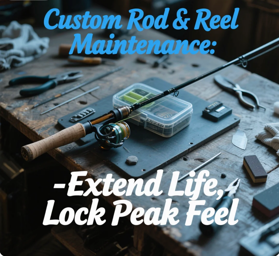 Custom Rod & Reel Maintenance Extend Life, Lock Peak Feel