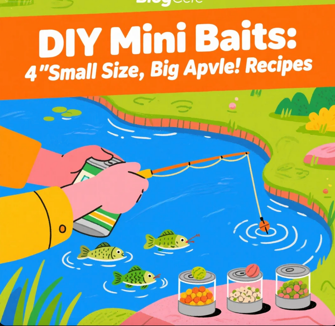 DIY Mini Baits 4 "Small Size, Big Appeal" Recipes to Trigger Tiny Fish in Ponds