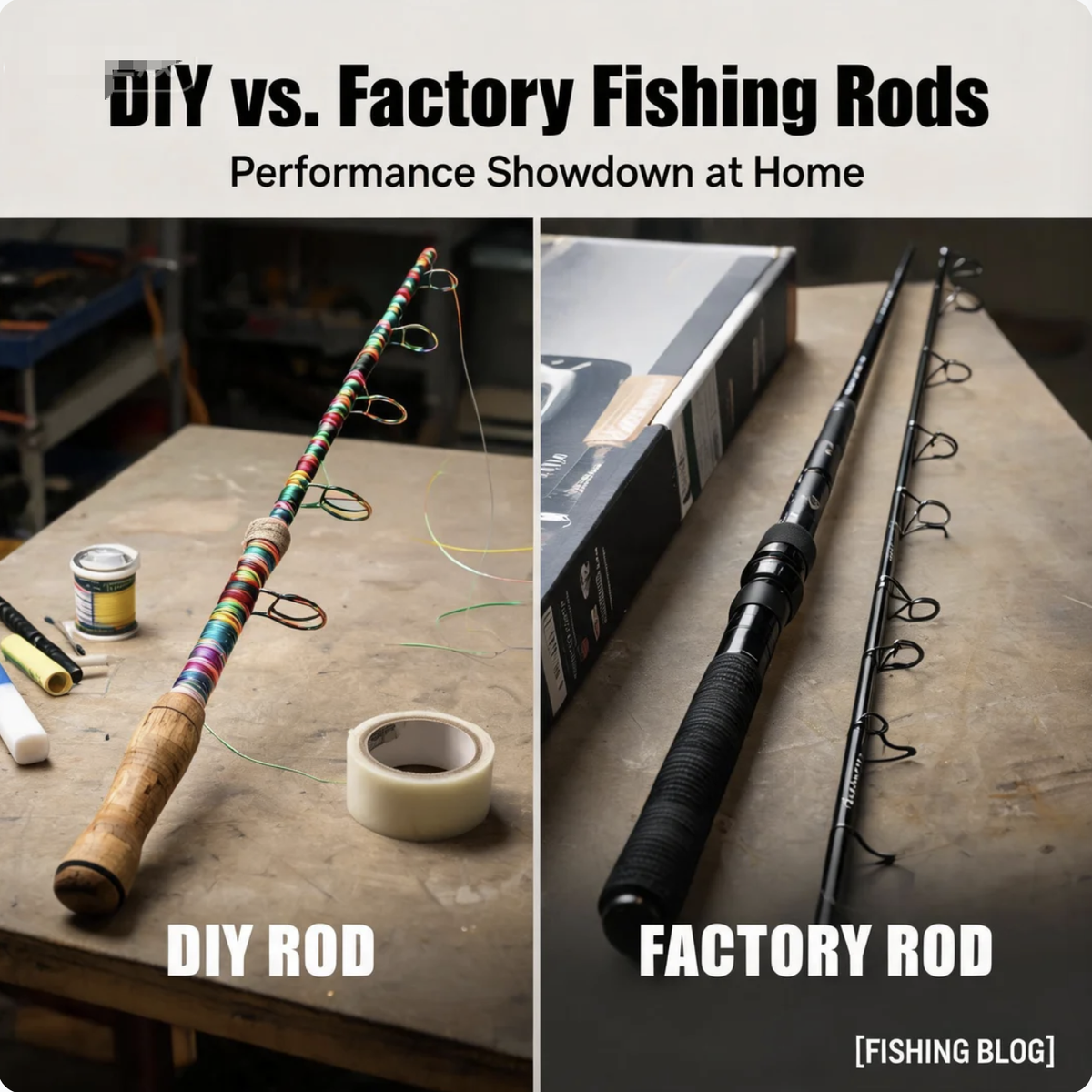 DIY vs. Factory Fishing Rods: Performance Showdown at Home