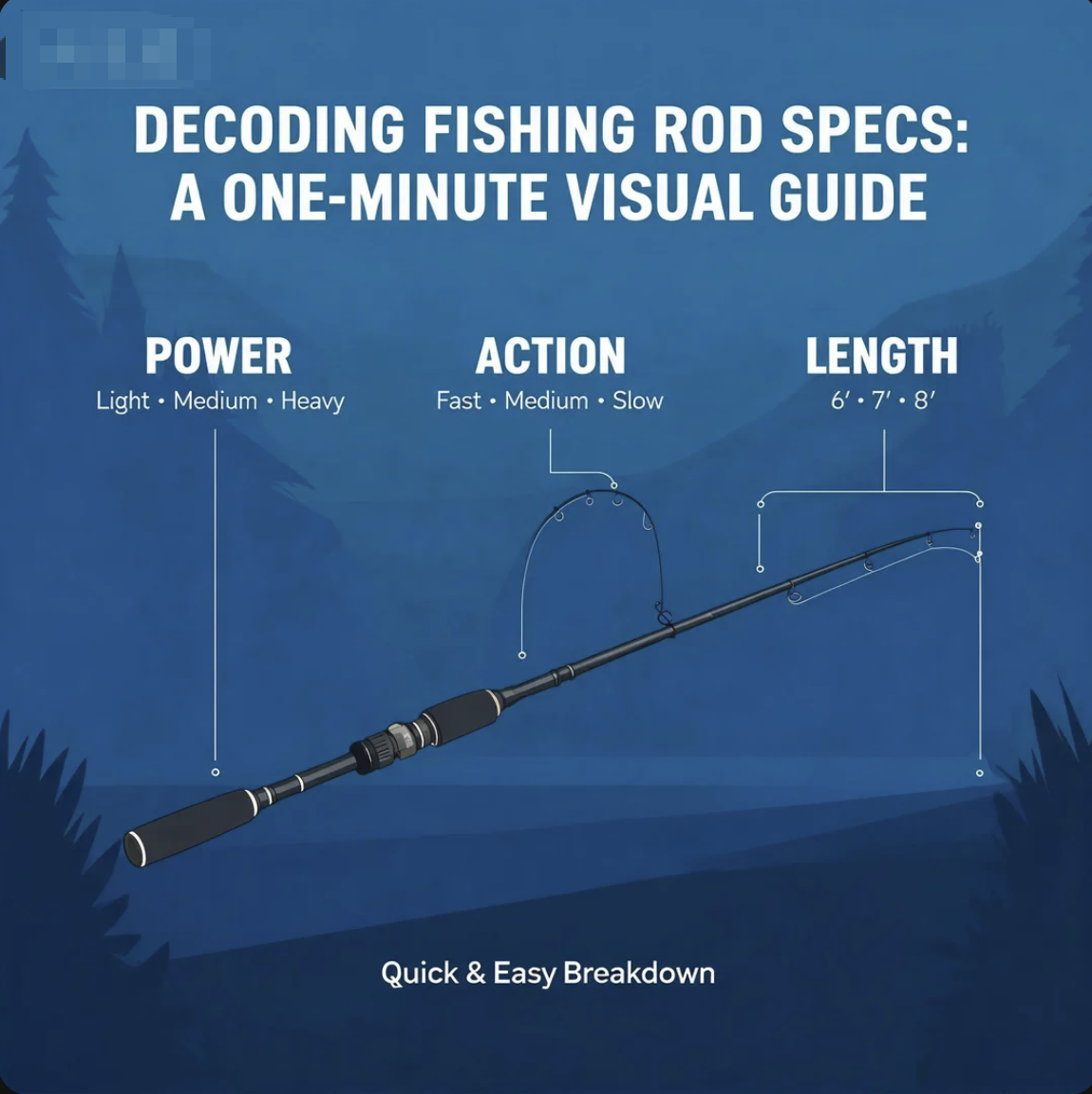 Decoding Fishing Rod Specs: A One-Minute Visual Guide