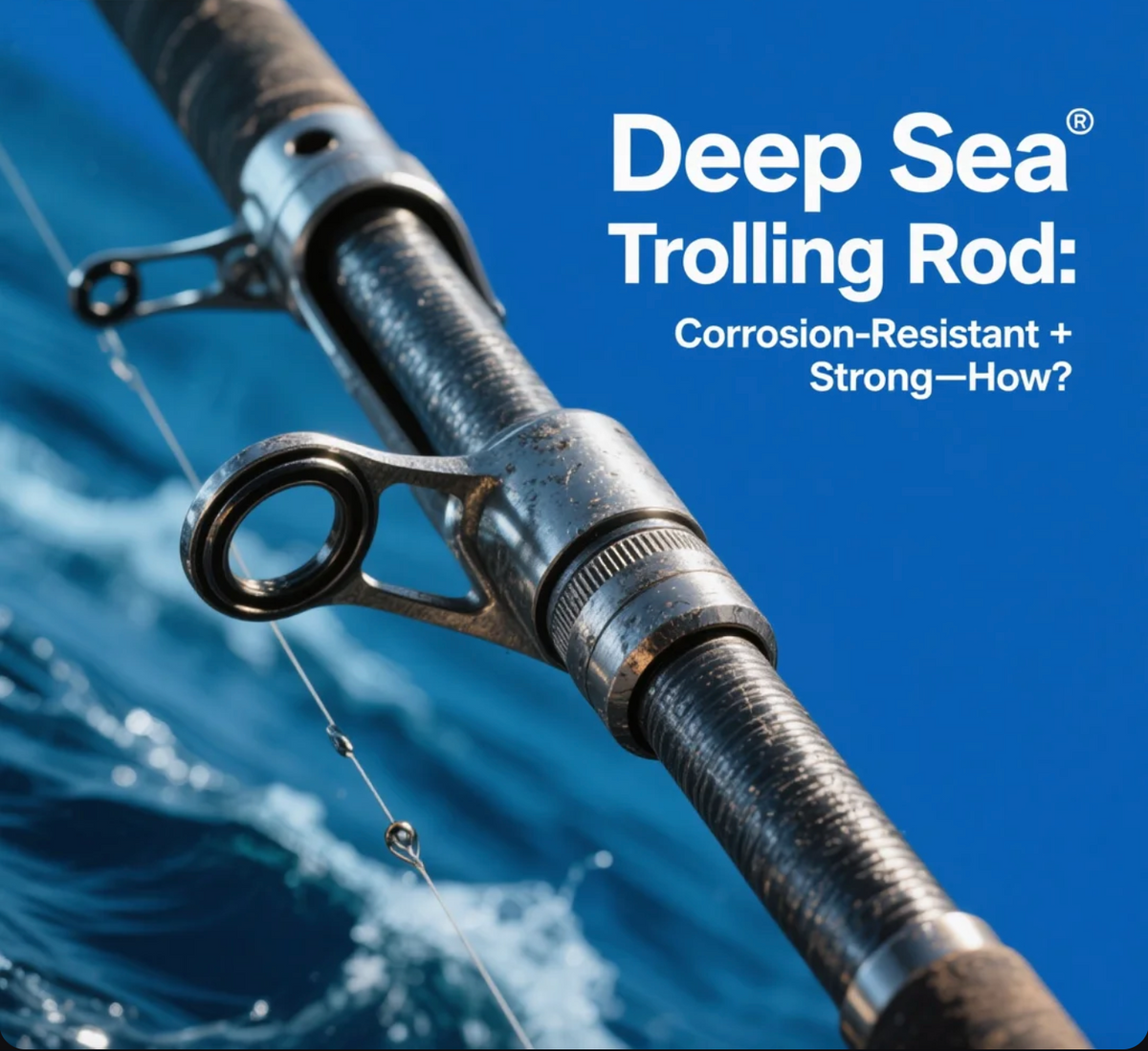 Deep Sea Trolling Rig Deep Sea Trolling Rod: Corrosion - Resistant + Strong—How? – Goofish ...