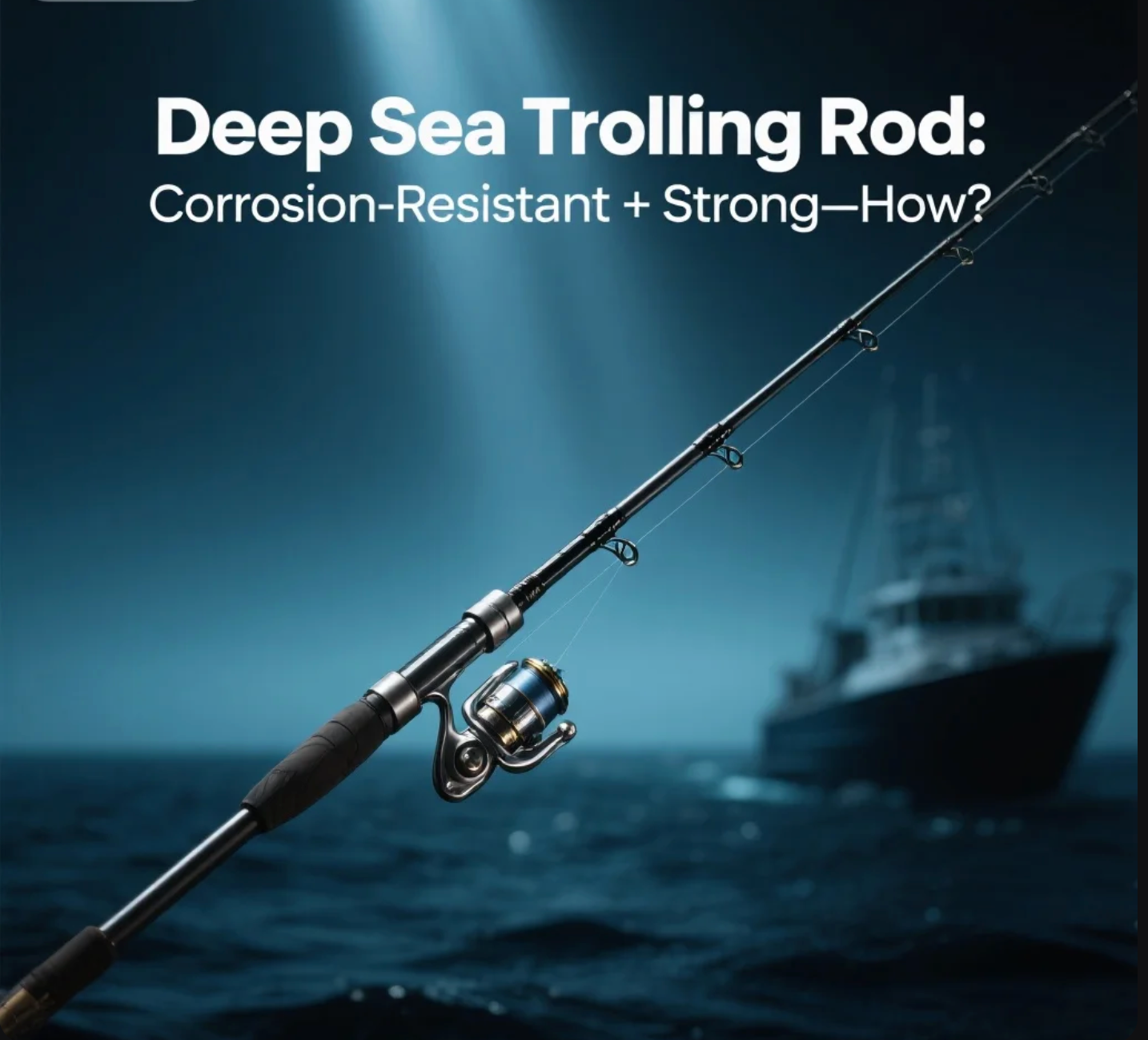 Deep Sea Trolling Rod: Corrosion - Resistant + Strong—How?