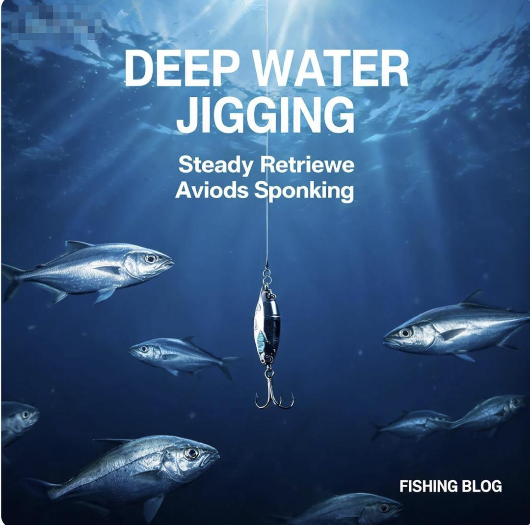 Deep Water Jigging fishing: Steady Retrieve Avoids Spooking