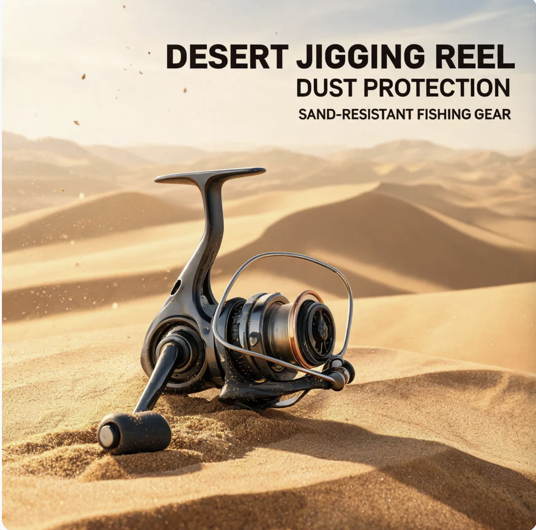 Desert Jigging Reel: Dust Protection