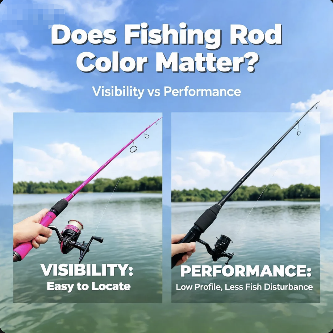 Does Fishing Rod Color Matter Visibility vs Performance
