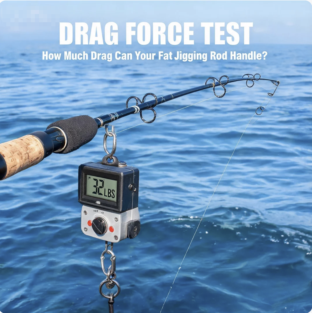 Drag Force Test: How Much Drag Can Your Fat jigging Rod Handle?