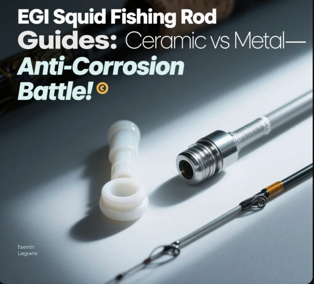 EGI Squid Fishing Rod Guides: Ceramic vs Metal—Anti-Corrosion Battle!