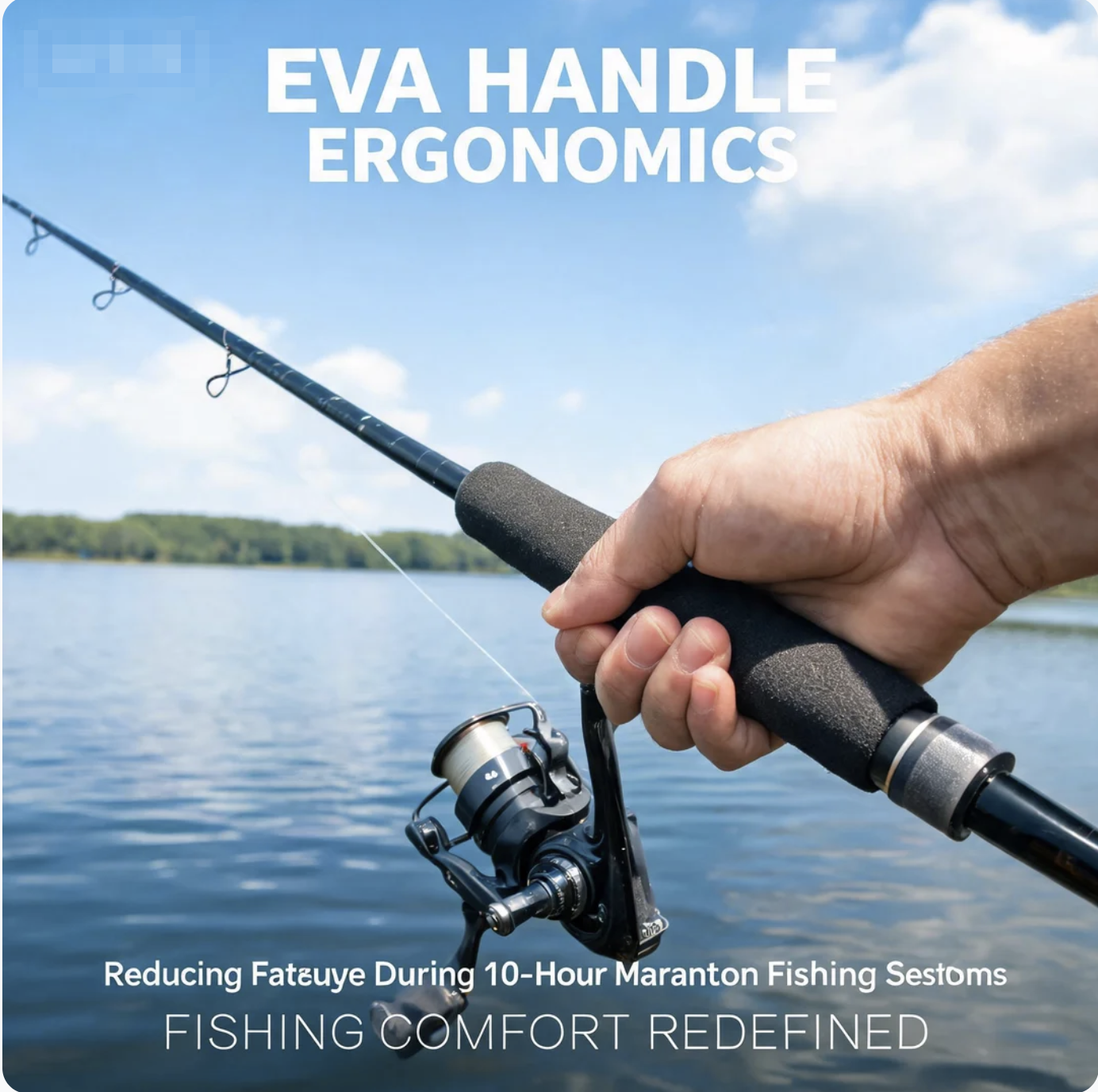 EVA Handle Ergonomics Reducing Fatigue During 10-Hour Marathon Fishing Sessions