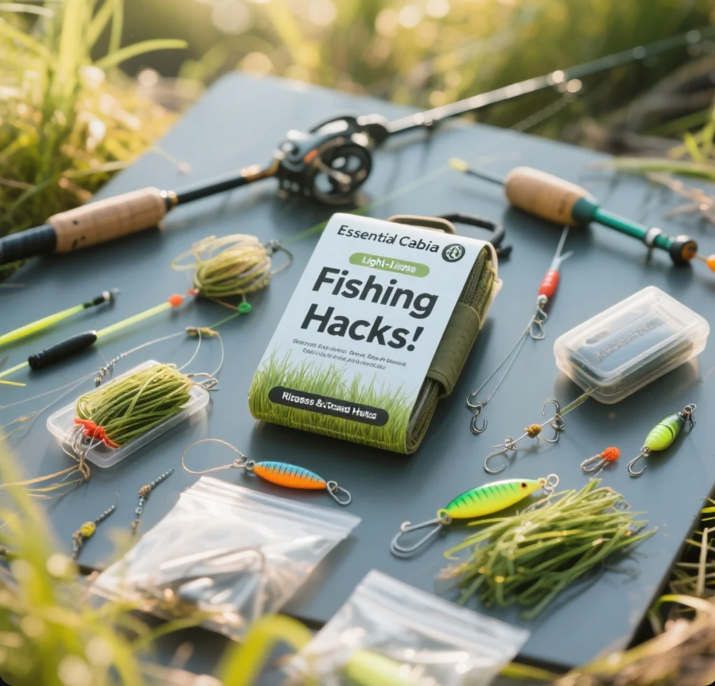 Essential Cabia Fishing Kit Light Lure Rigs & Grass Bed Fishing Hacks