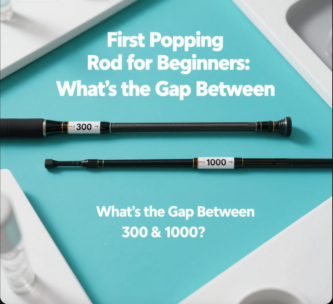First Popping Rod for Beginners What’s the Gap Between 300 & 1000?