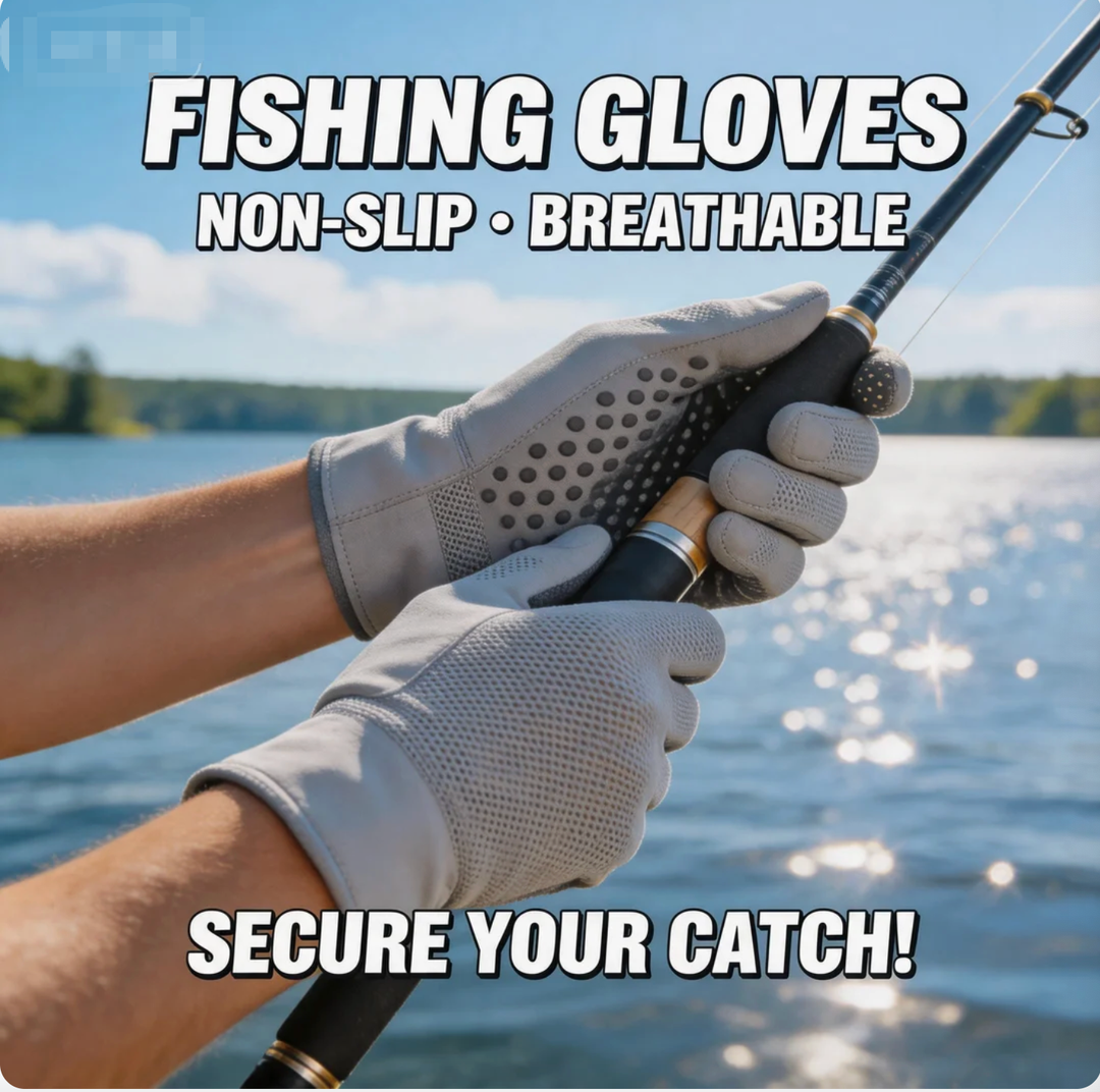 Fishing Gloves Non - Slip + Breathable—Secure Your Catch!
