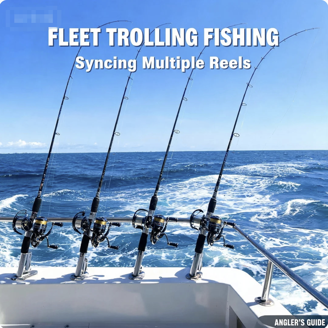 Fleet Trolling Fishing: Syncing Multiple Reels