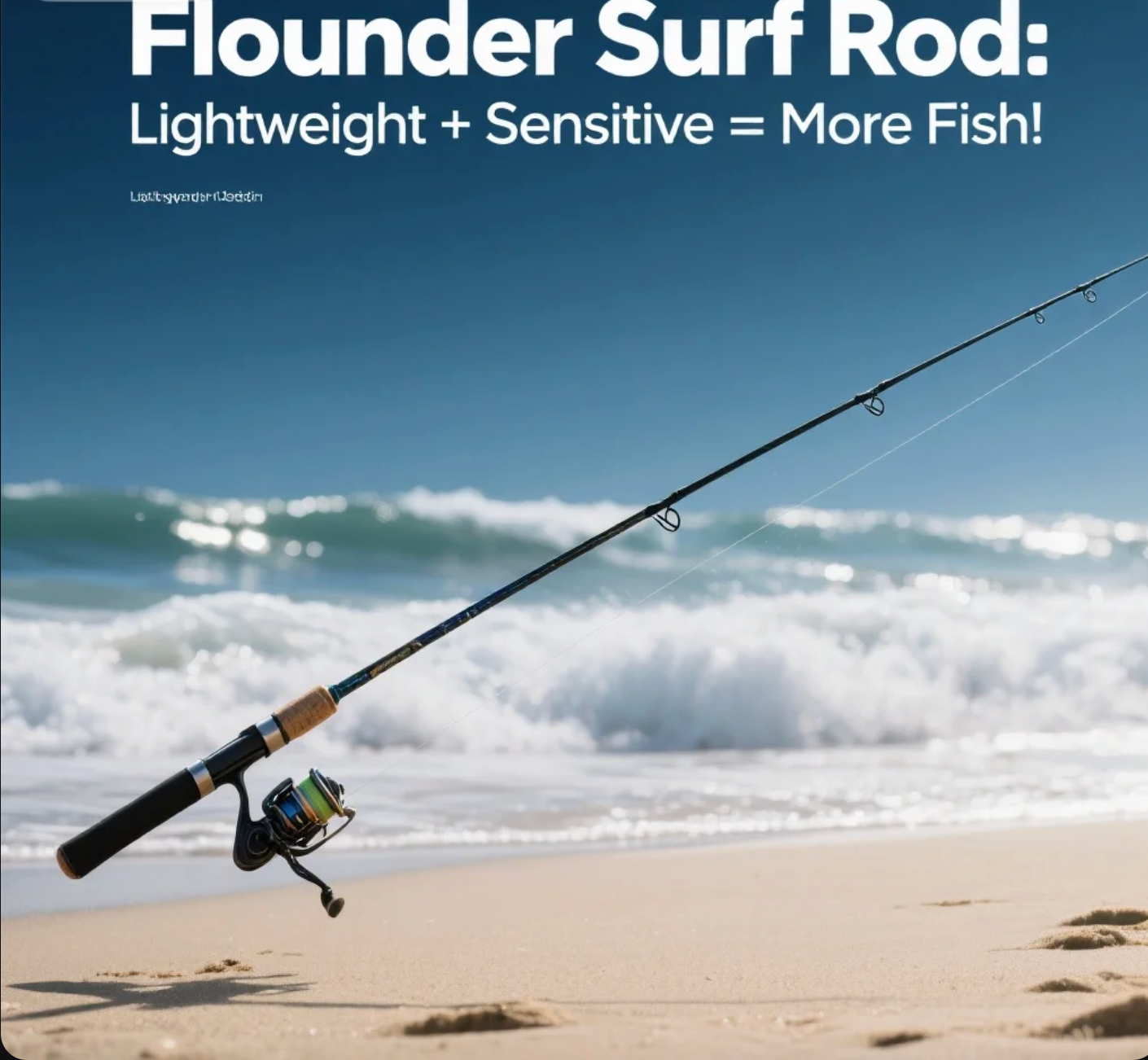 Flounder Surf Rod: Lightweight + Sensitive = More Fish!