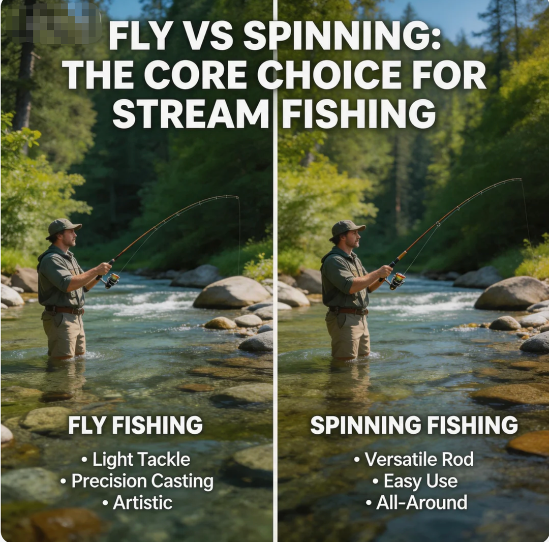 Fly vs Spinning The Core Choice for Stream Fishing