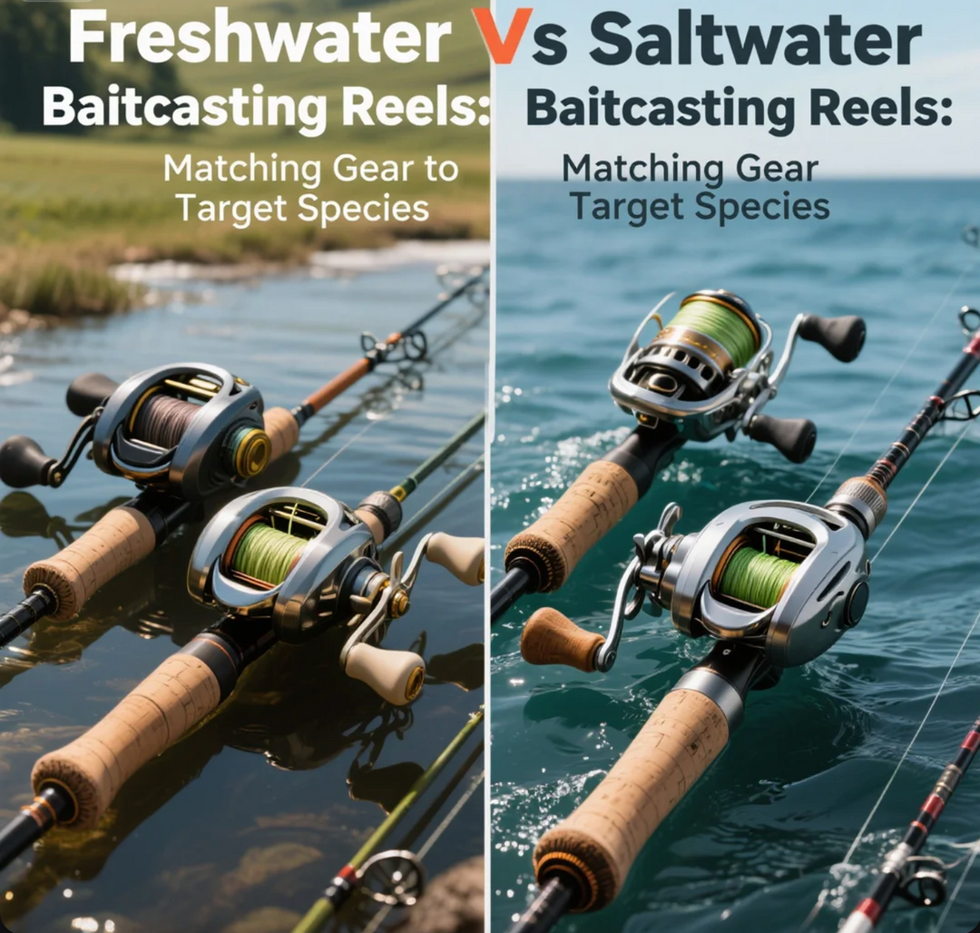 Freshwater vs Saltwater Baitcasting Reels: Matching Gear to Target Species