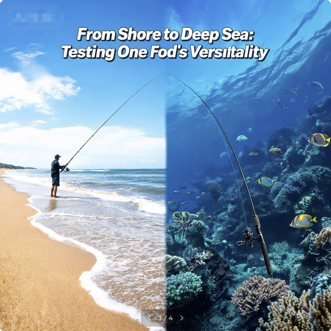 From Shore to Deep Sea: Testing One Rod's Versatility