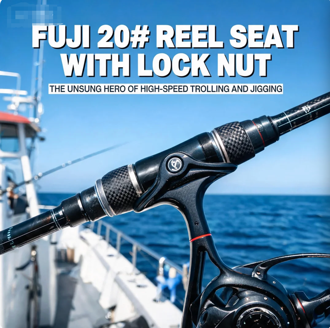 Fuji 20# Reel Seat with Lock Nut The Unsung Hero of High-Speed Trolling and Jigging