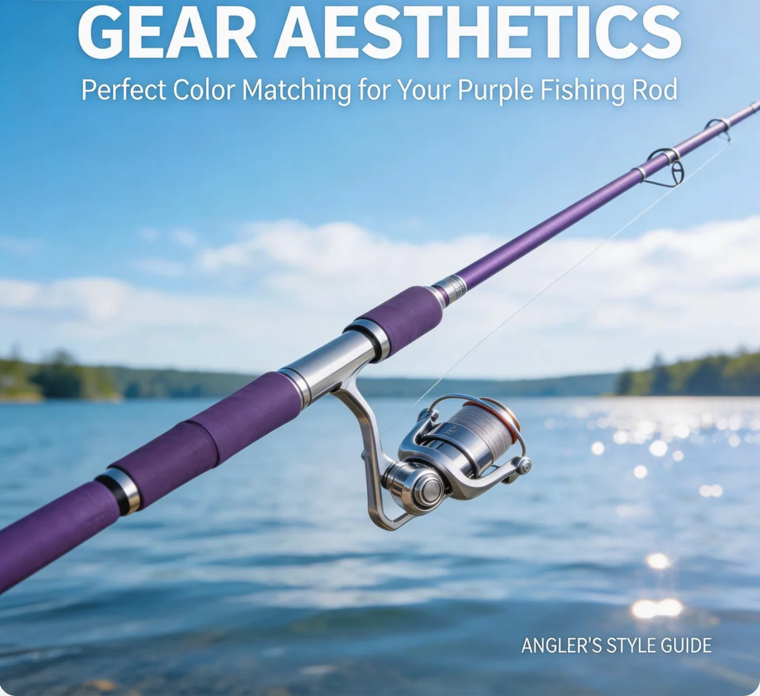 Gear Aesthetics Perfect Color Matching for Your Purple fising Rod