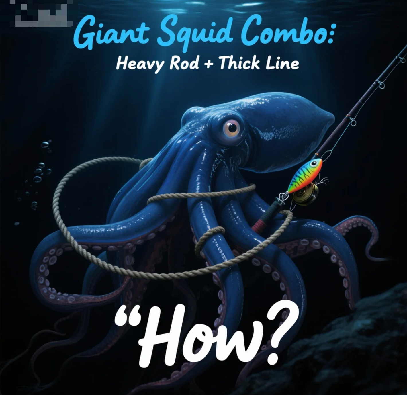 Giant Squid Combo: Heavy Rod + Thick Line—How? – Goofish® Rod-More than ...