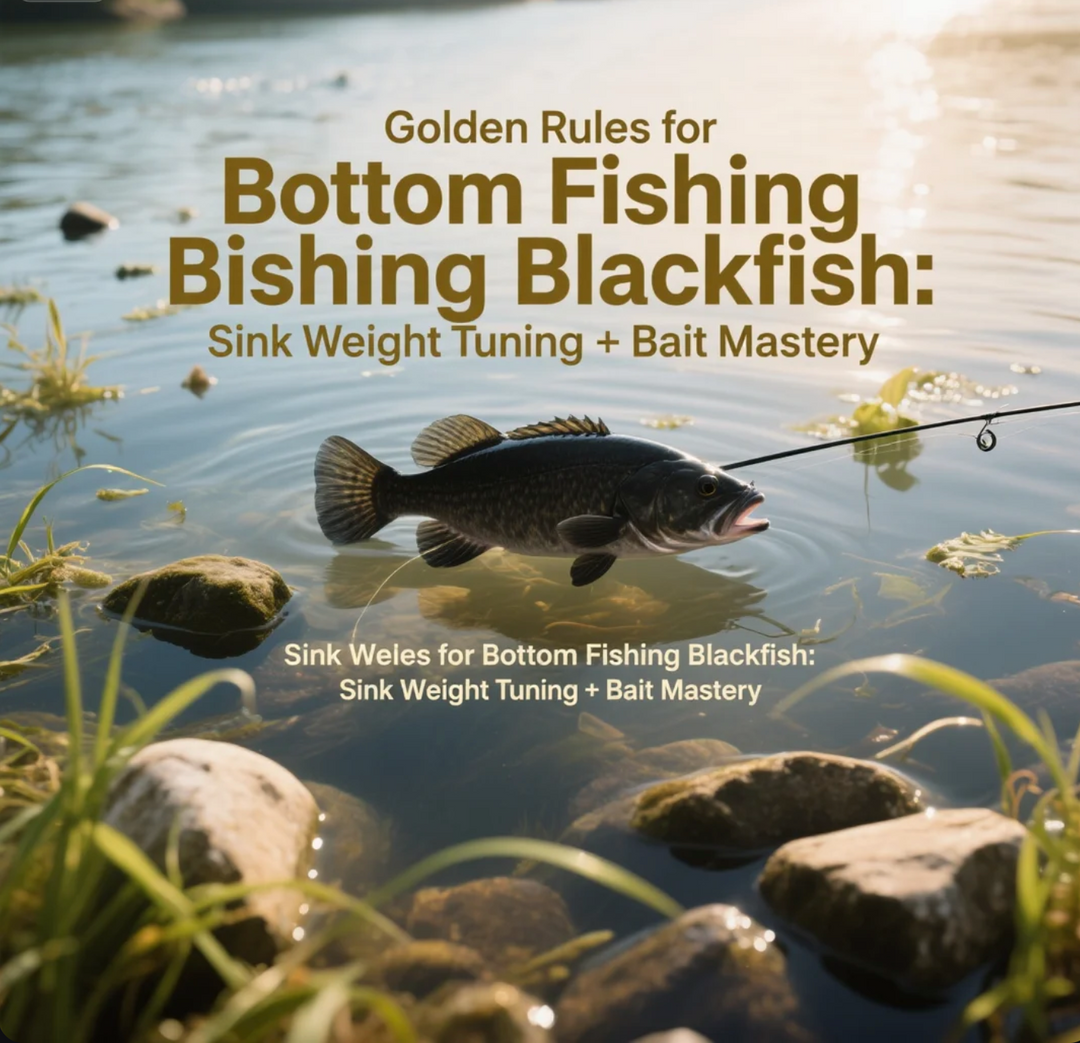 Golden Rules for Bottom Fishing Blackfish: Sink Weight Tuning + Bait Mastery