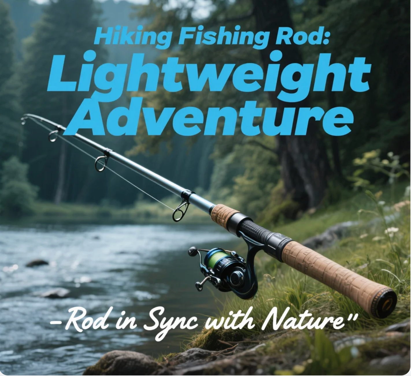 Synchronizing Rod Hiking Fishing Rod: Lightweight Adventure, Rod in Sync with Nature ...