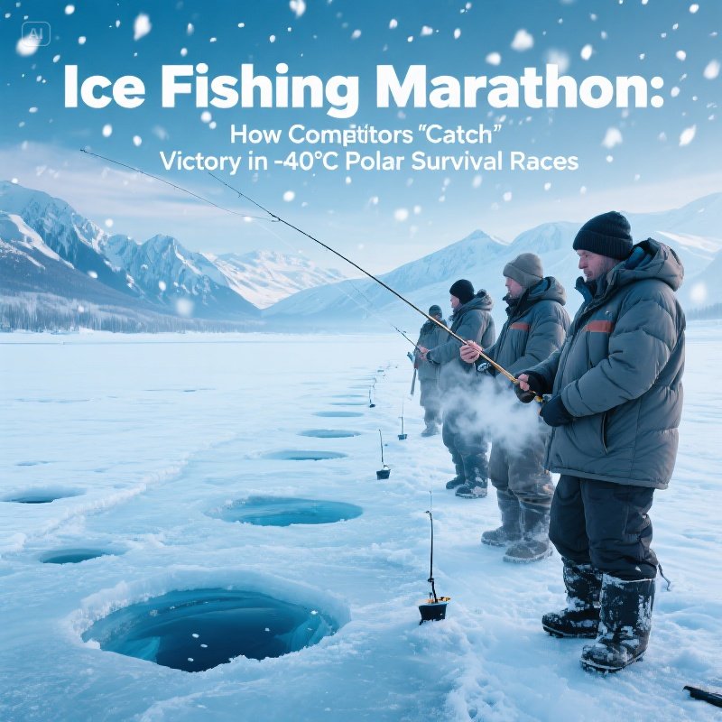 Ice Fishing Marathon: How Competitors "Catch" Victory in -40°C Polar Survival Races