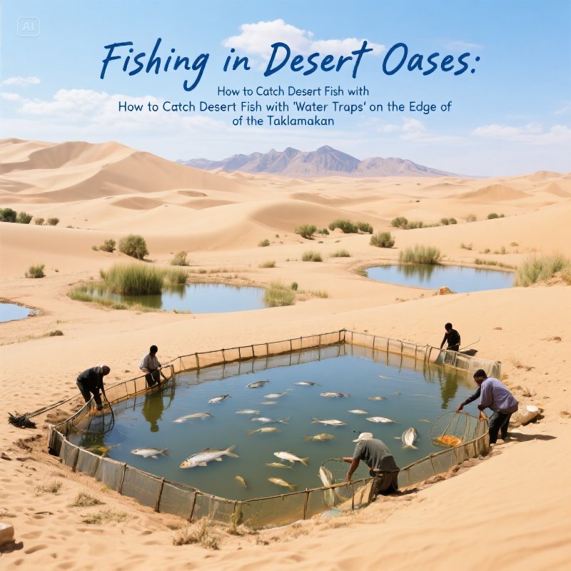 How to Catch Desert Fish with ‘Water Traps’ on the Edge of the Taklamakan