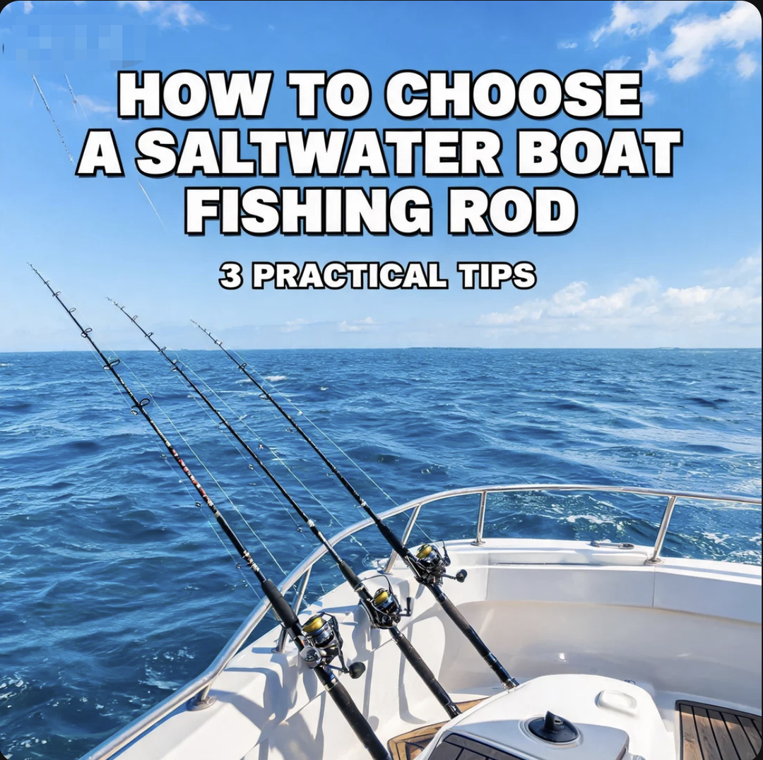 How to Choose a Saltwater Boat Fishing Rod: 3 Practical Tips