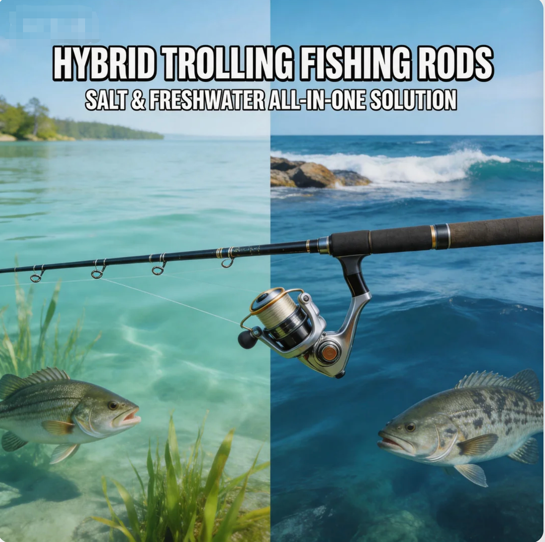 Hybrid Trolling Fishing Rods Salt & Freshwater Solution