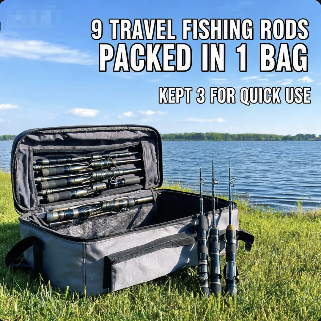 I Packed 9 Travel Rods in One Bag and Kept 3 
