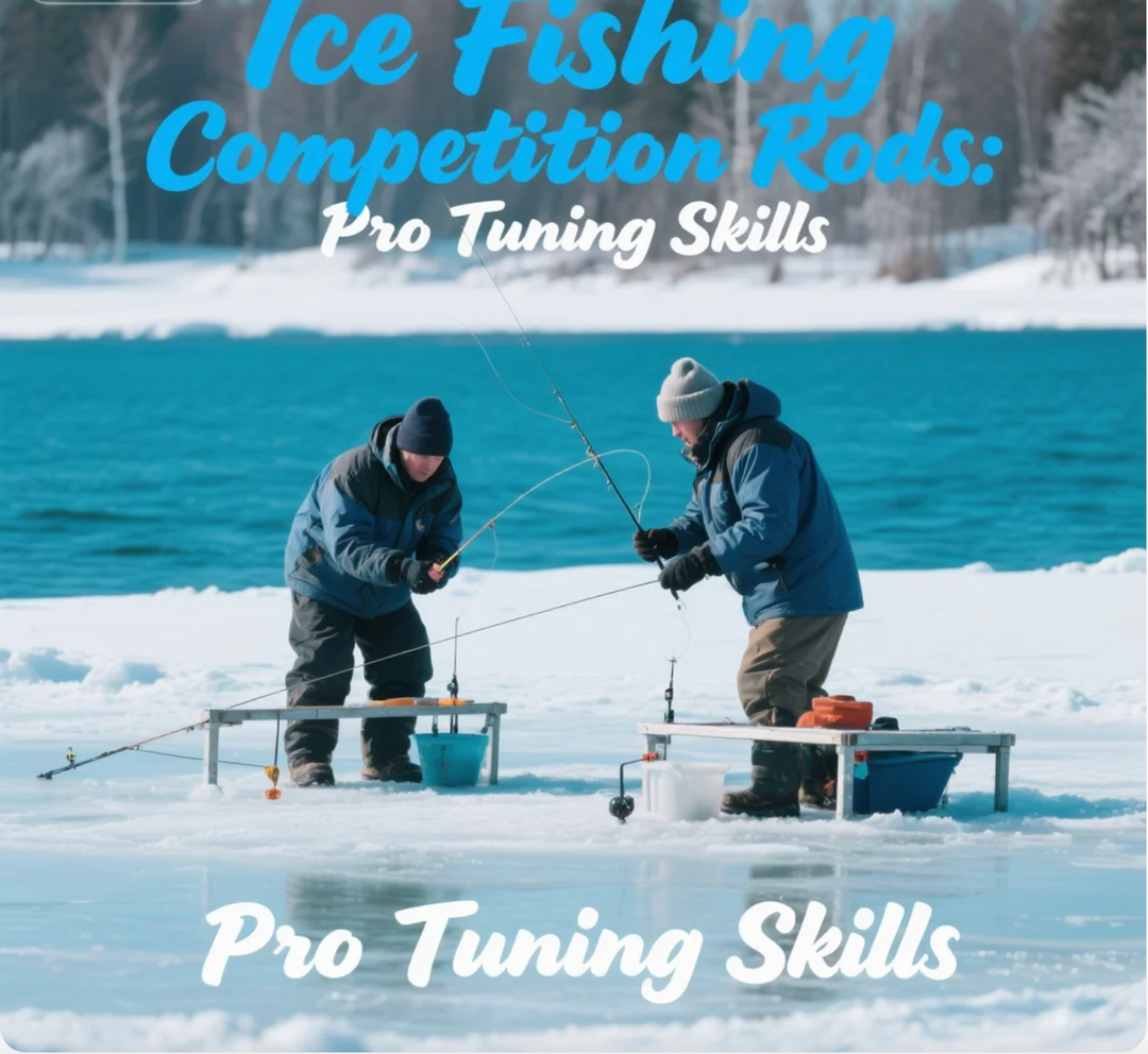 Ice Fishing Competition Rods Pro Tuning Skills
