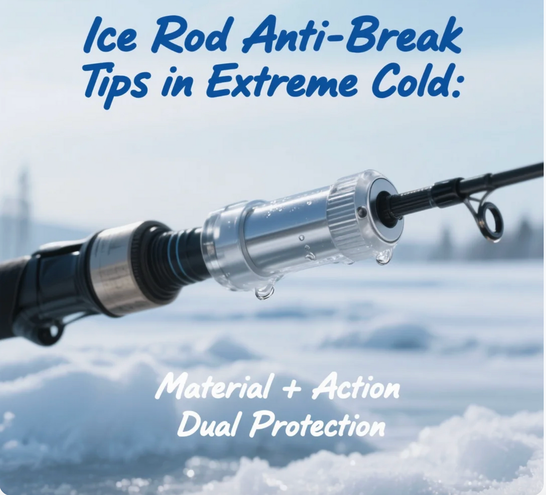 Ice Rod Anti-Break Tips in Extreme Cold Material + Action Dual Protection