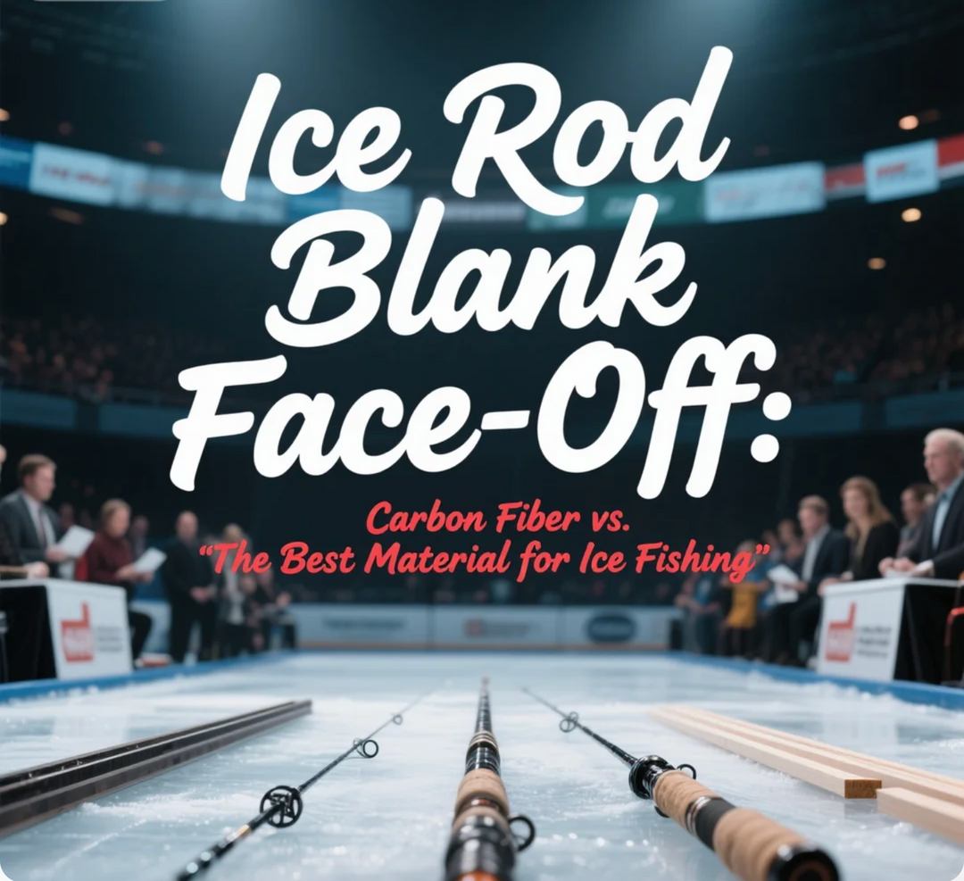 Ice Rod Blank Face-Off Carbon Fiber vs. Fiberglass