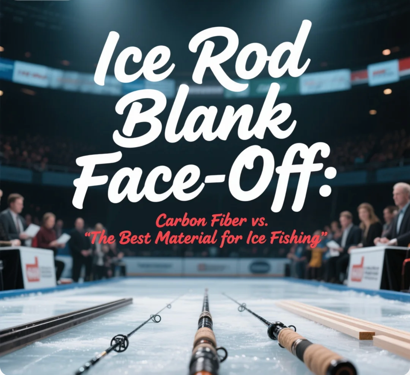 Ice Rod Blank Face-Off Carbon Fiber vs. Fiberglass