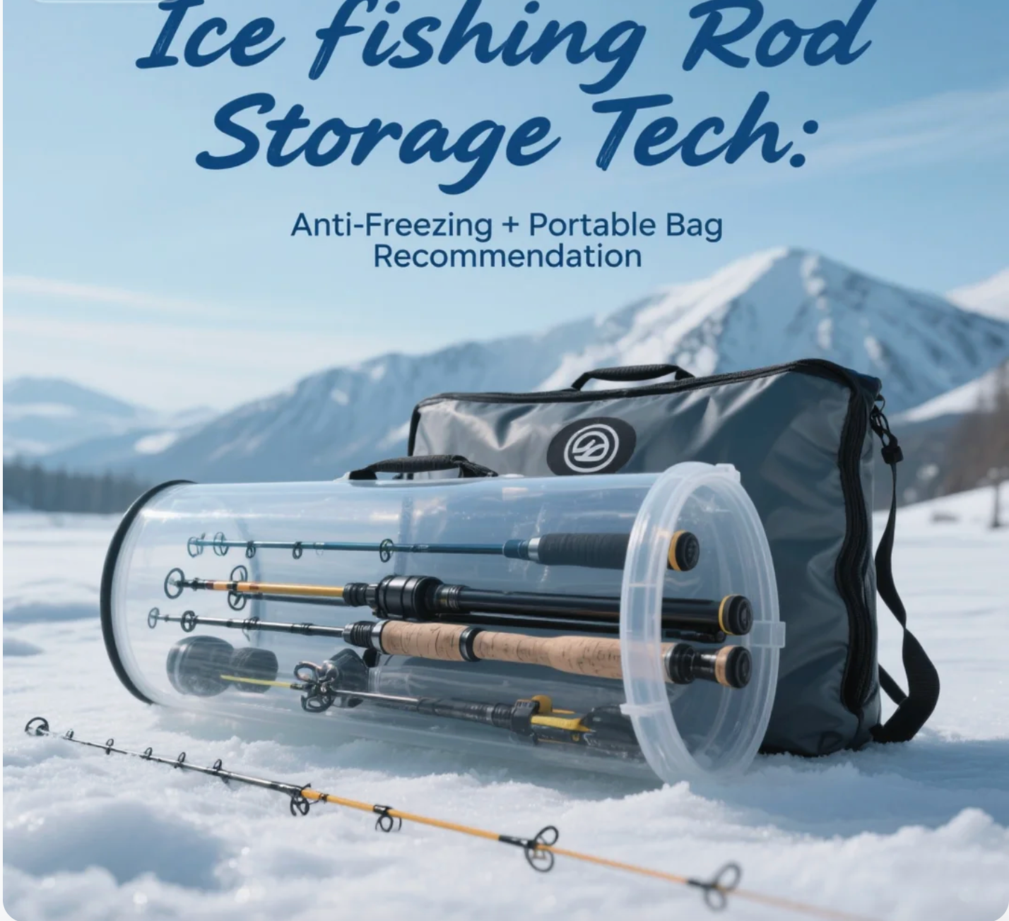 Ice Rod Storage Tech Anti-Freeze + Portable Bag Recommendation