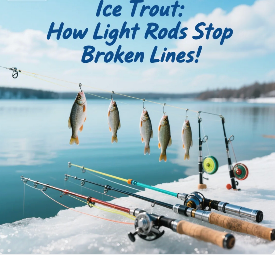 Ice Trout How Light Rods Stop Broken Lines