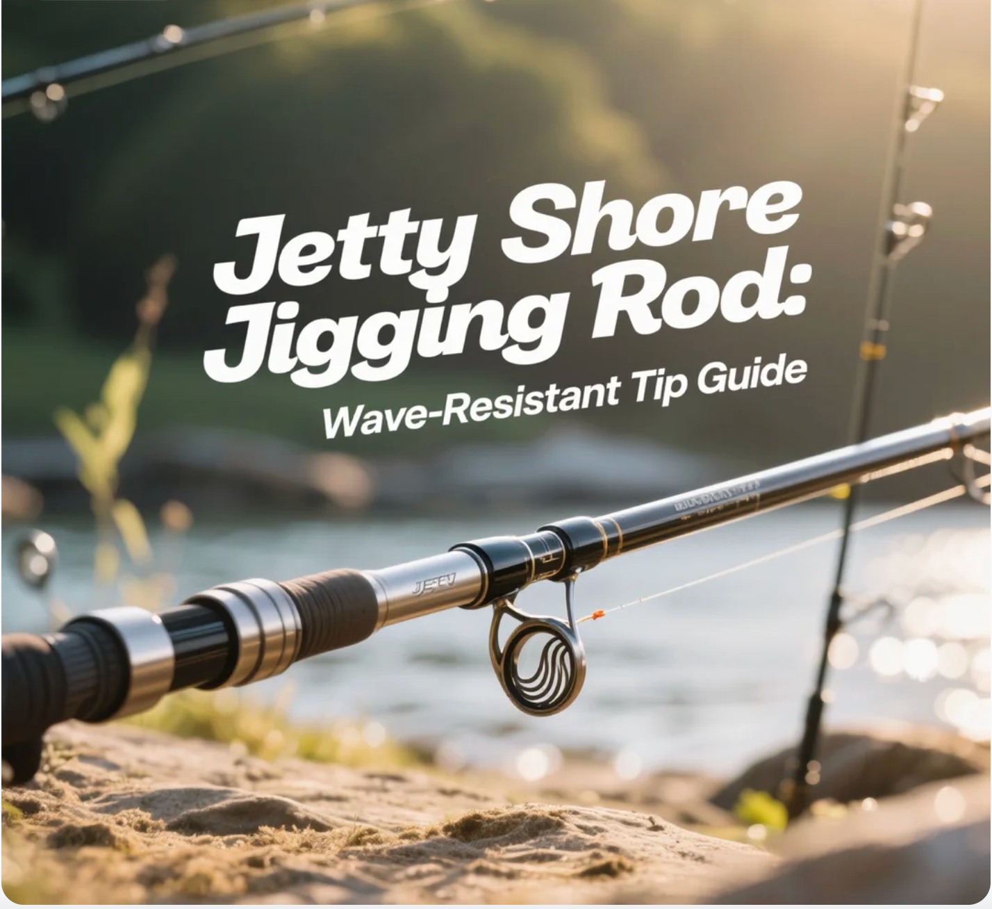 Jetty Shore Jigging Rod Wave-Resistant Tip Guide