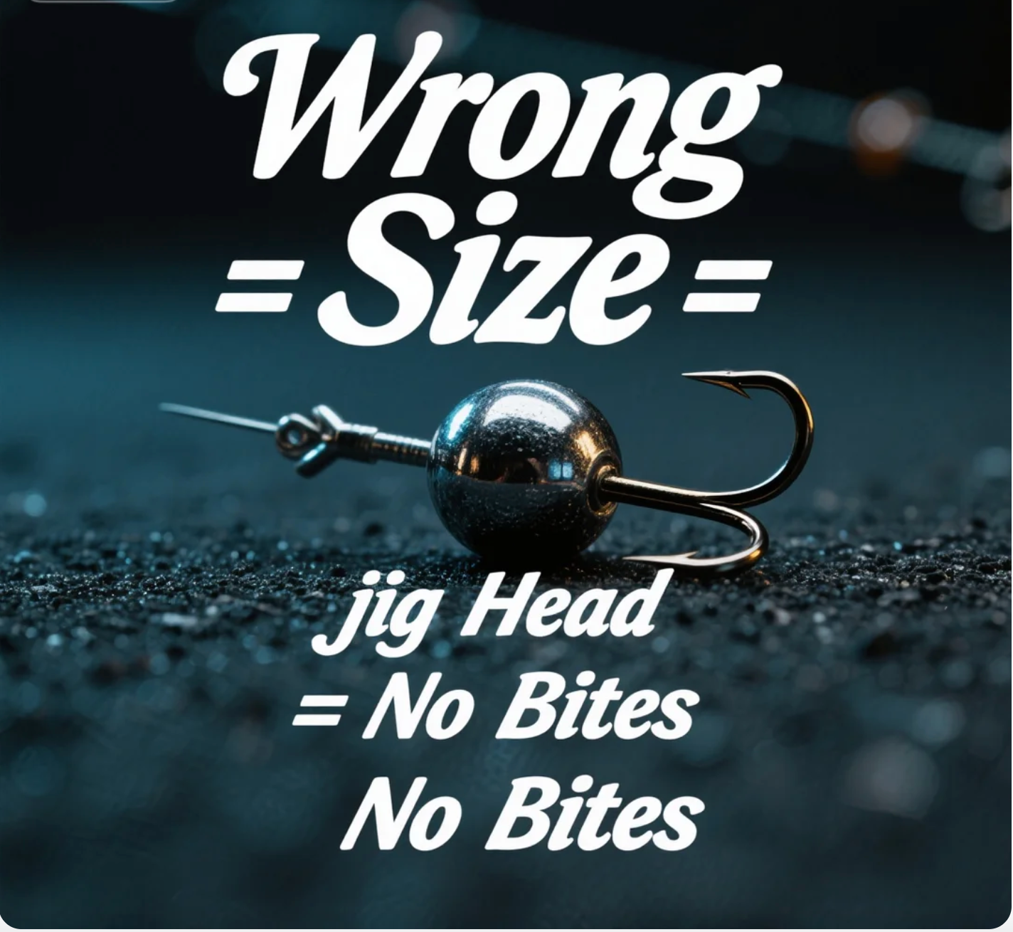 Jig Head Weight for jigging fishing: Wrong Size = No Bites