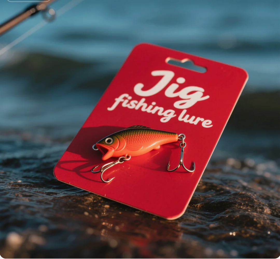 Jig fishing lure Size: Match Target Fish Mouth Cleft