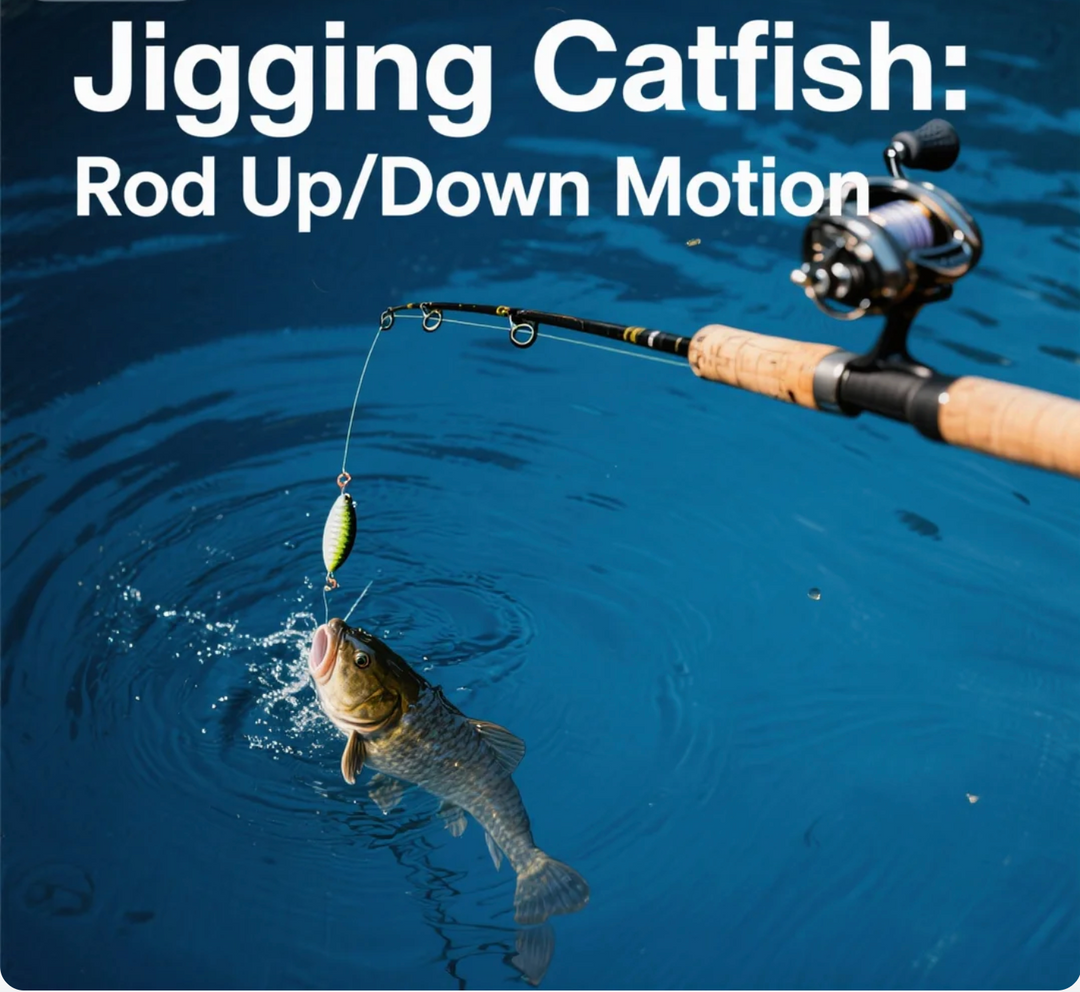 Jigging Catfish: Rod Up/Down Motion