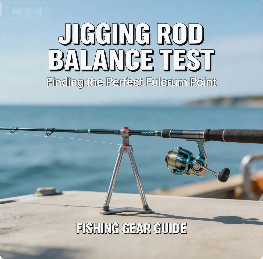 Jigging Rod Balance Test Finding the Perfect Fulcrum Point