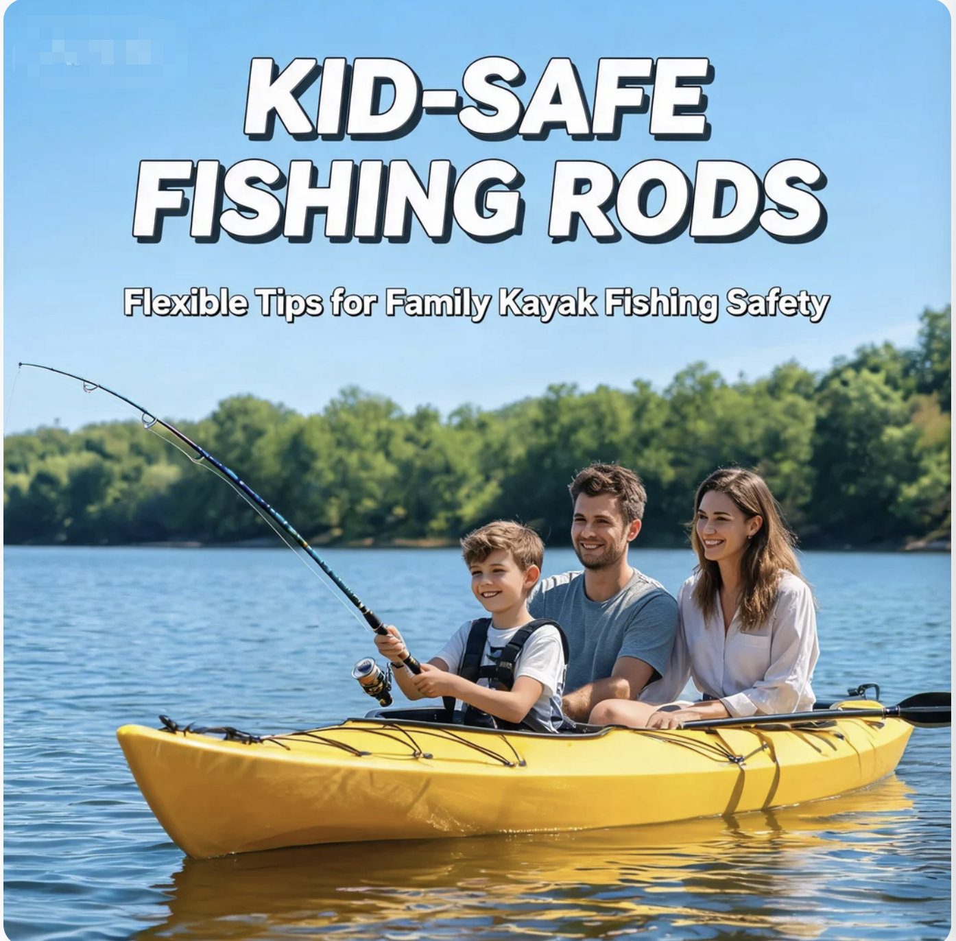 Kid-Safe Fishing Rods: Flexible Tips for Family Kayak Fishing Safety