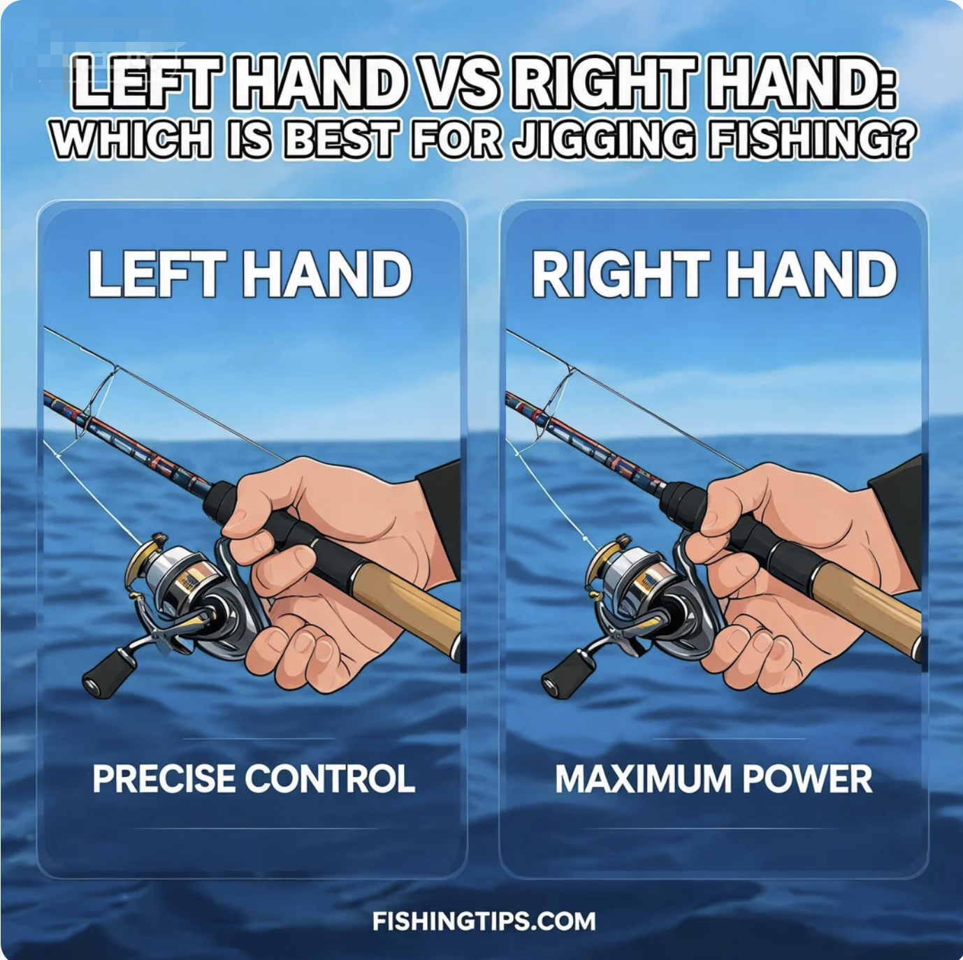  Left Hand vs Right Hand Retrieve: Which is Best for Jigging fishing?