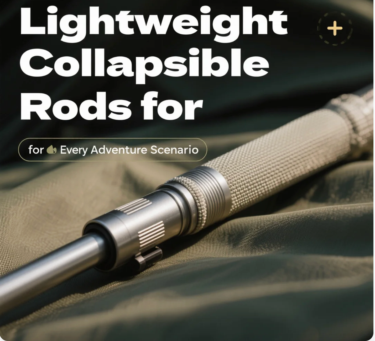 Colapsable Button Rod Lightweight Collapsible Rods for Every Adventure Scenario – Goofish ...